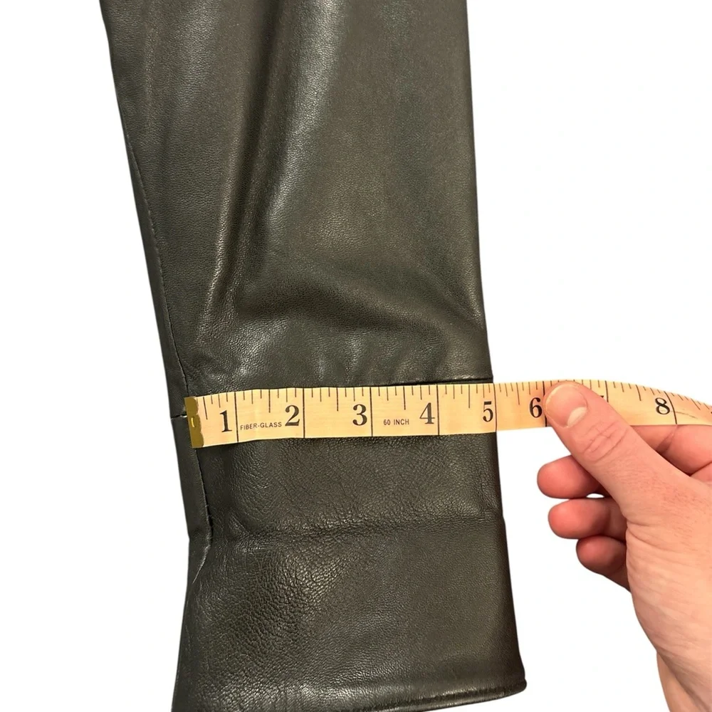VTG 80s Leather Blazer by Tibor - Picture 10 of 10